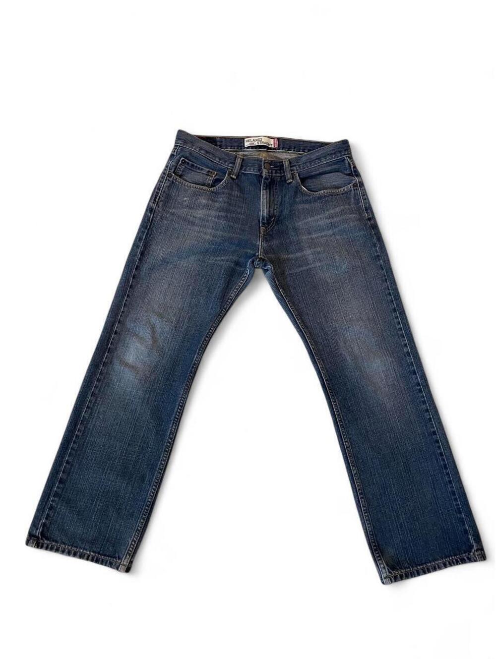 Levis 559 Jeans Mens 32x29 Blue Medium Wash Relaxed Straight Denim 100% Cotton